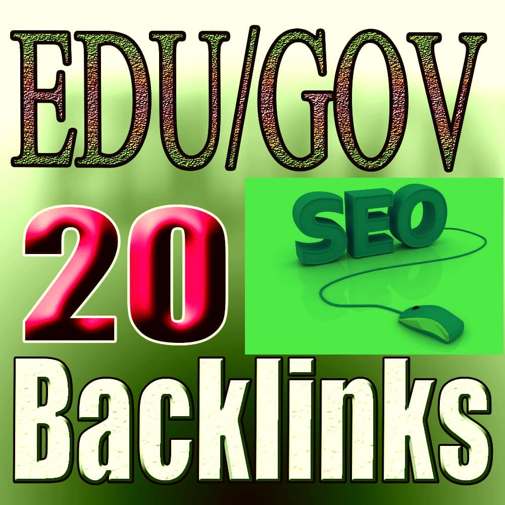 20 EDU GOV Backlinks From Authority Domain for $1