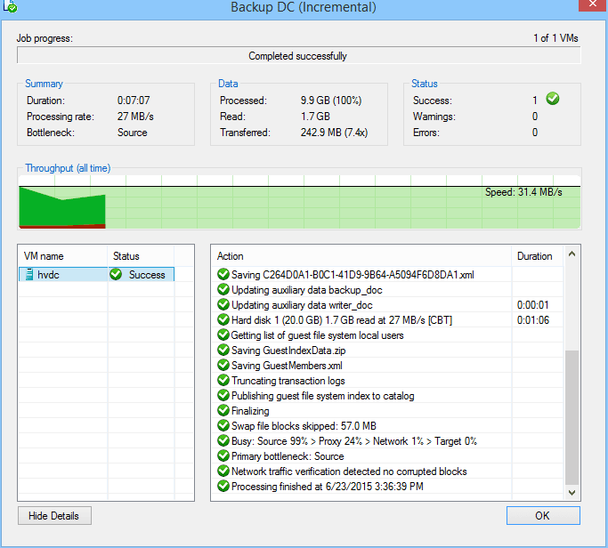 Backing up domain controller