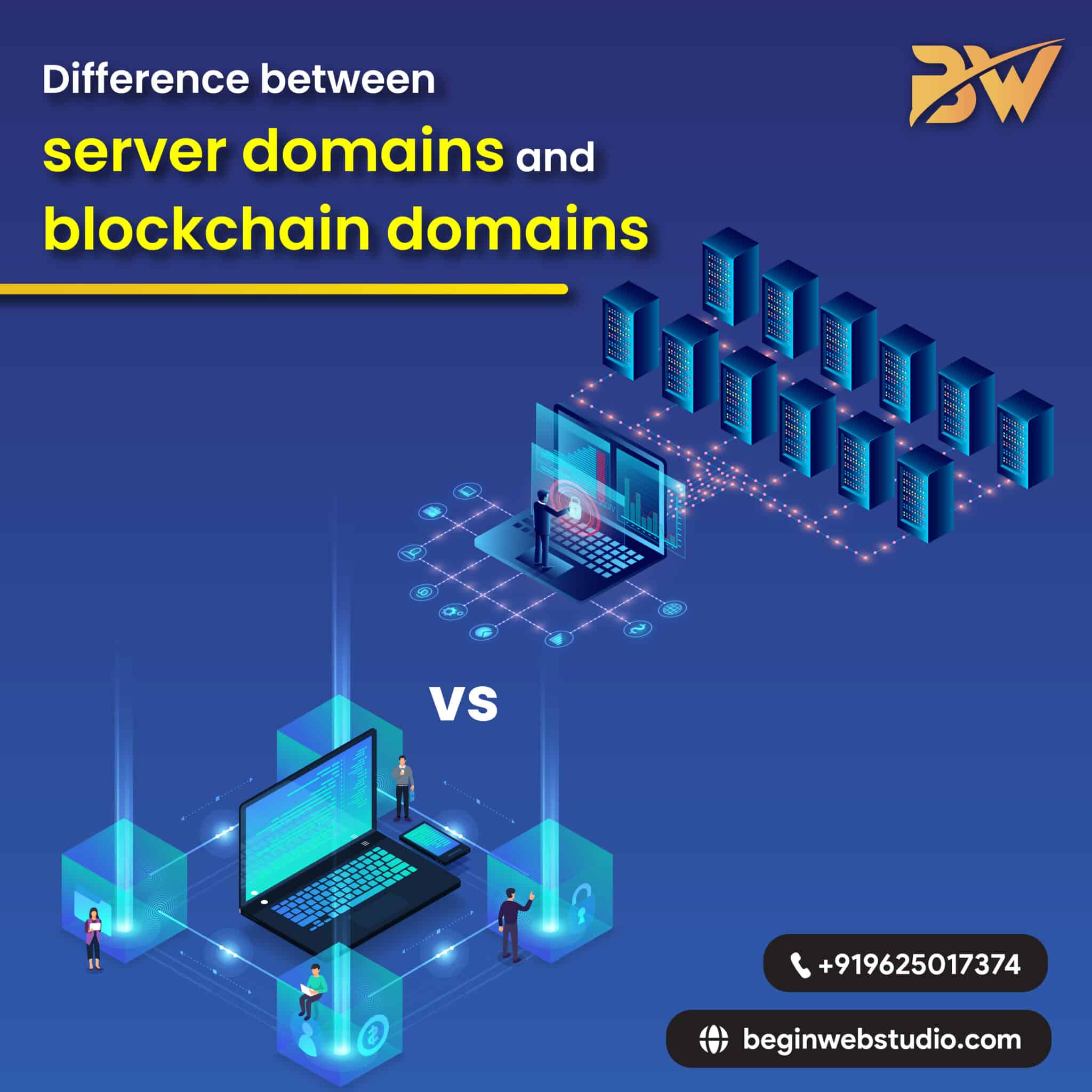 Blockchain domains vs traditional domains