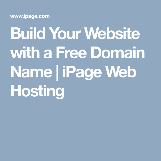 Build Your Website with a Free Domain Name