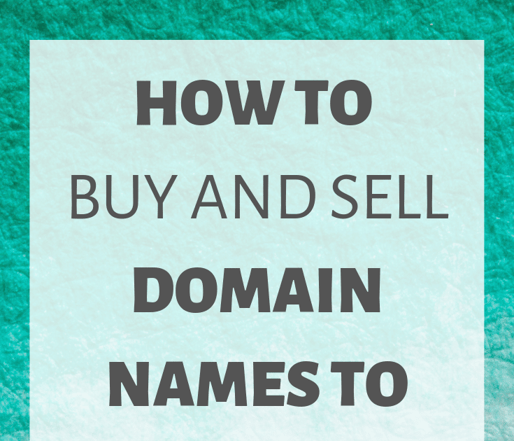 Buy And Sell Domain Names For Profit