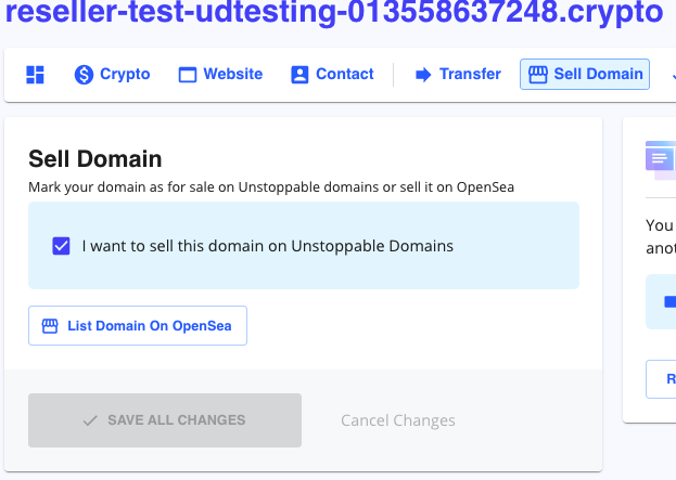 Can I Sell My Domain(s) On Your Website? : Unstoppable Domains
