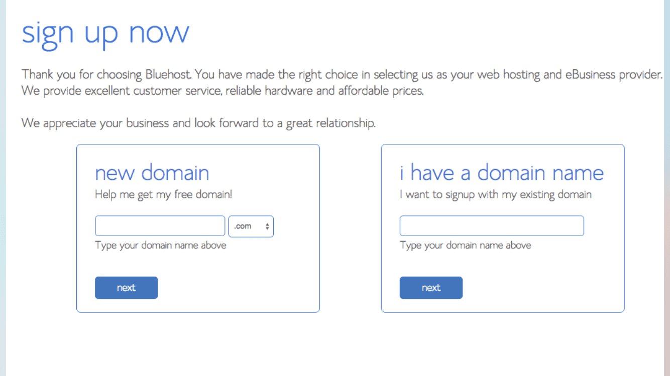 Check your domain name