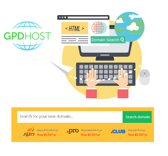 Claim your free #domain(CLUB,PRO,PARTY) with #hosting plan. #Register ...