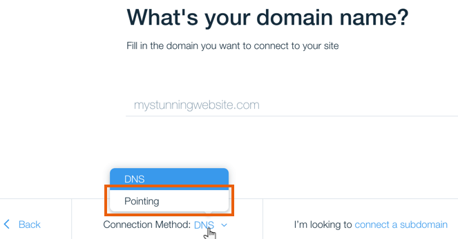 Connecting a Domain to Wix Using Pointing