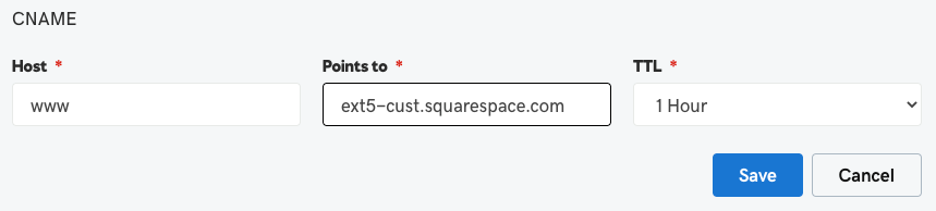 Connecting a GoDaddy domain to your Squarespace 5 site ...