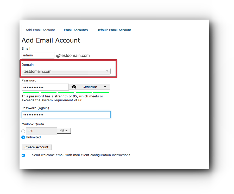 Create New Email Account  Knowledge Base