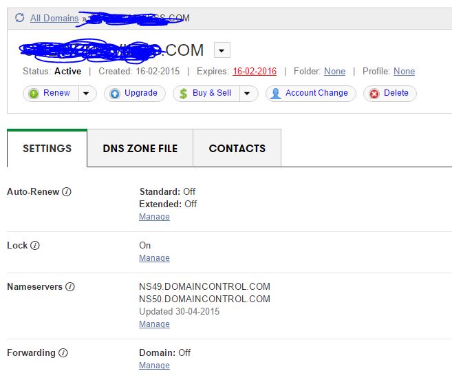 Delete a Domain Permanently From Godaddy Admin Panel