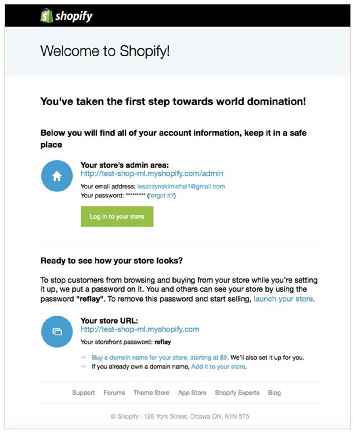 Domain Email With Shopify