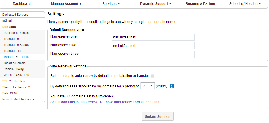 Domain Name FAQ How do I set my domains to auto renew ...