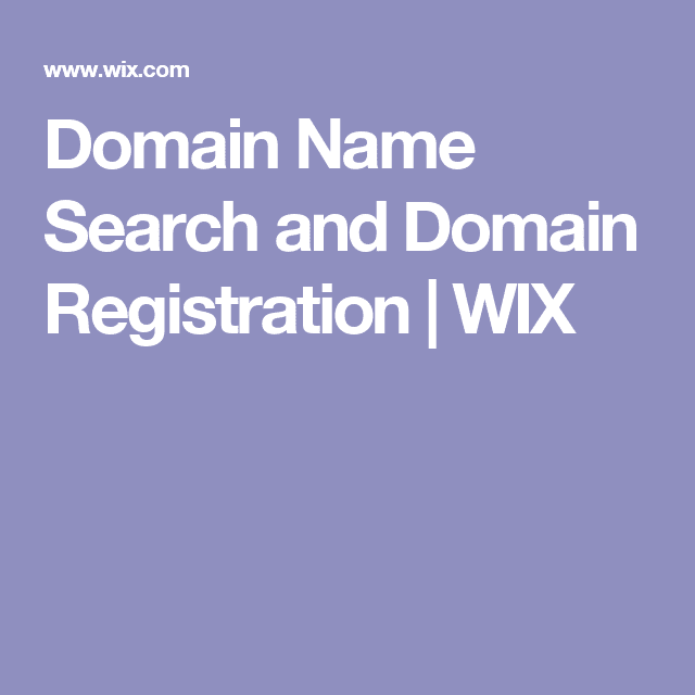 Domain Name Search and Domain Registration