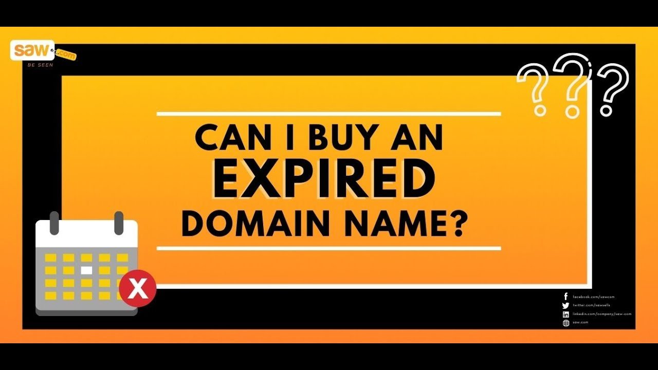 FAQ: Can I Buy an Expired Domain Name?