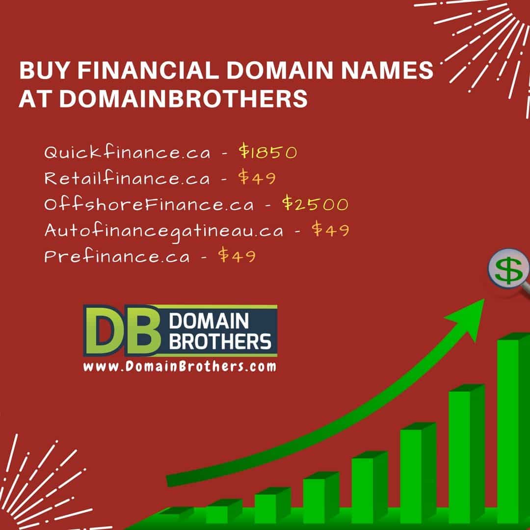 Financial Domains For Sale