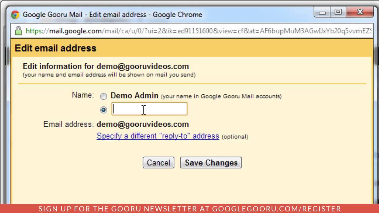 Gmail Change Domain Name Email