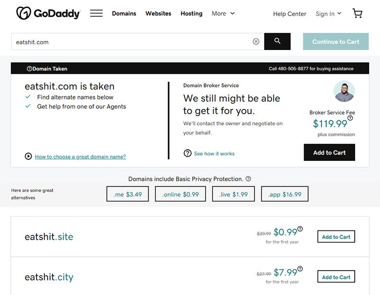 #GoDaddy broker service fee almost doubled to $120 dollars ...