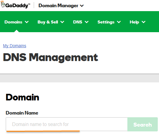 Godaddy Domain Name Check
