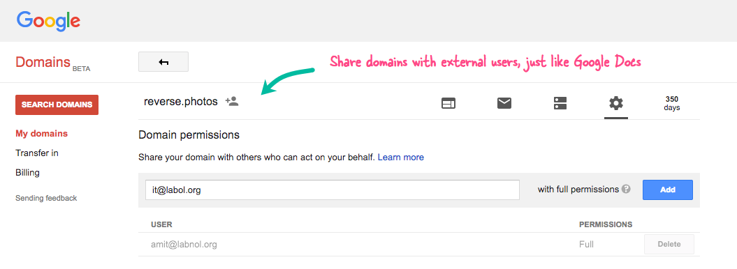 Google Domains Go Live in India