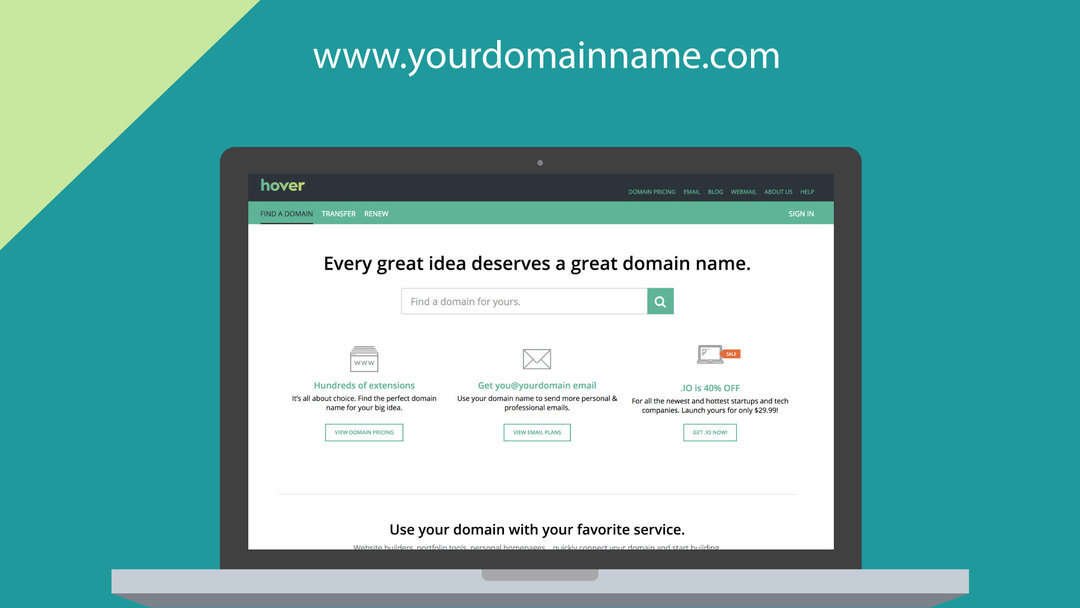 How do I buy a domain name?