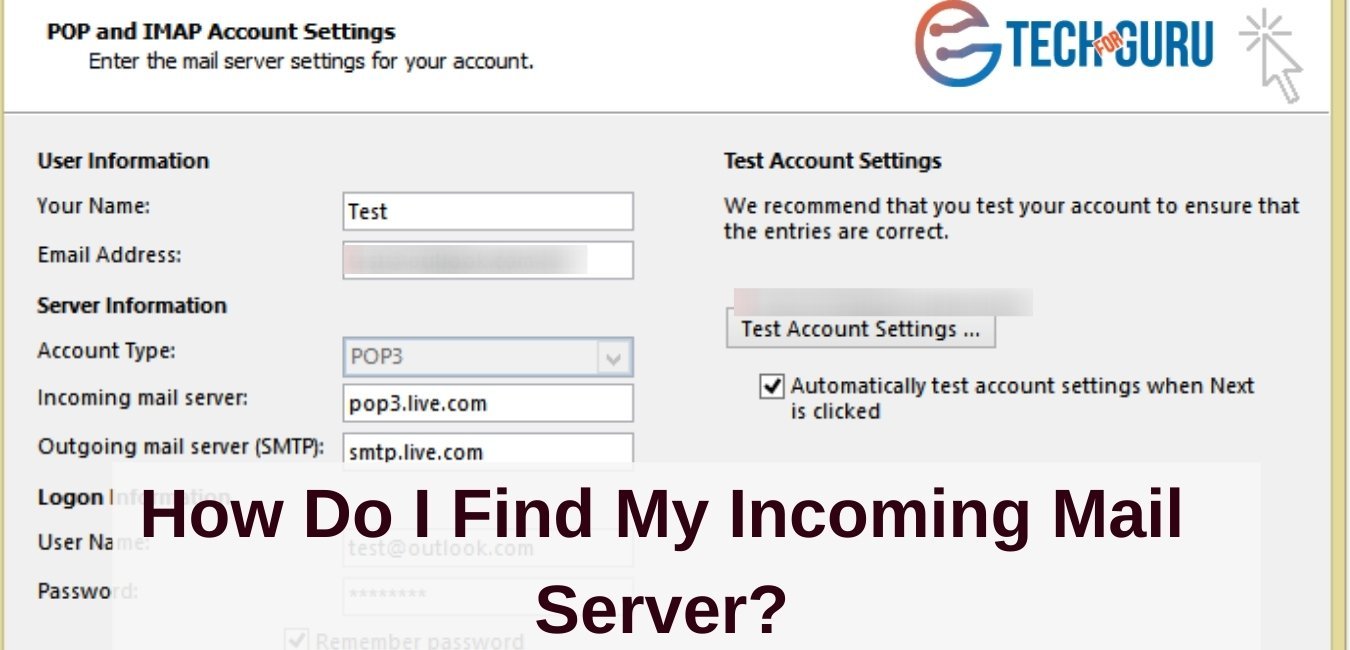 How Do I Find My Incoming Mail Server?