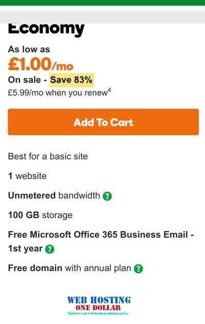 How Much Does Godaddy Charge To Host A Website