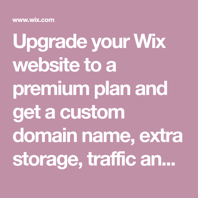 How Much Is A Domain In Wix