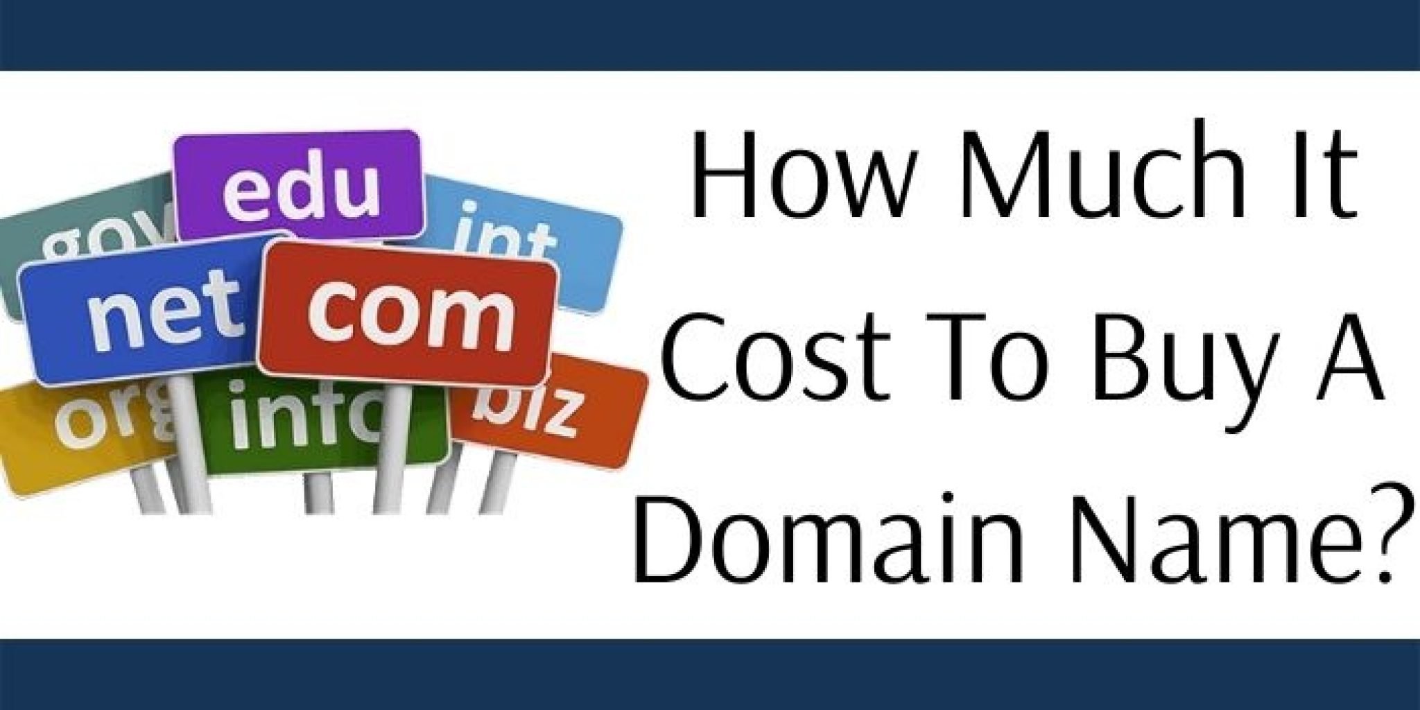 How Much It Cost To Buy A Domain Name? Registration Price