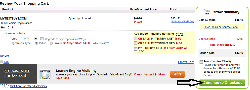 How to buy domain from Godaddy