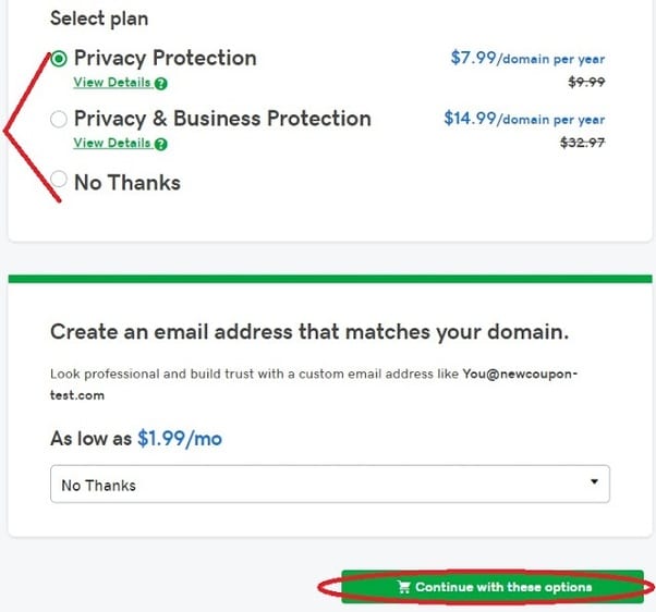 How to buy Domain name in GoDaddy