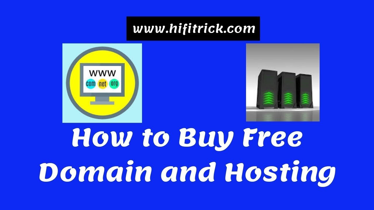 How to Buy free domain and Hosting