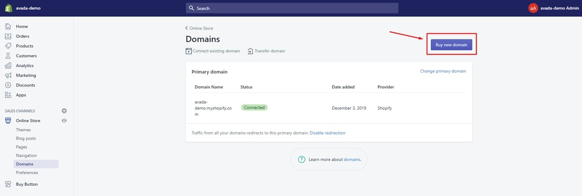 How to Change Domain Name on Shopify â AVADA Commerce