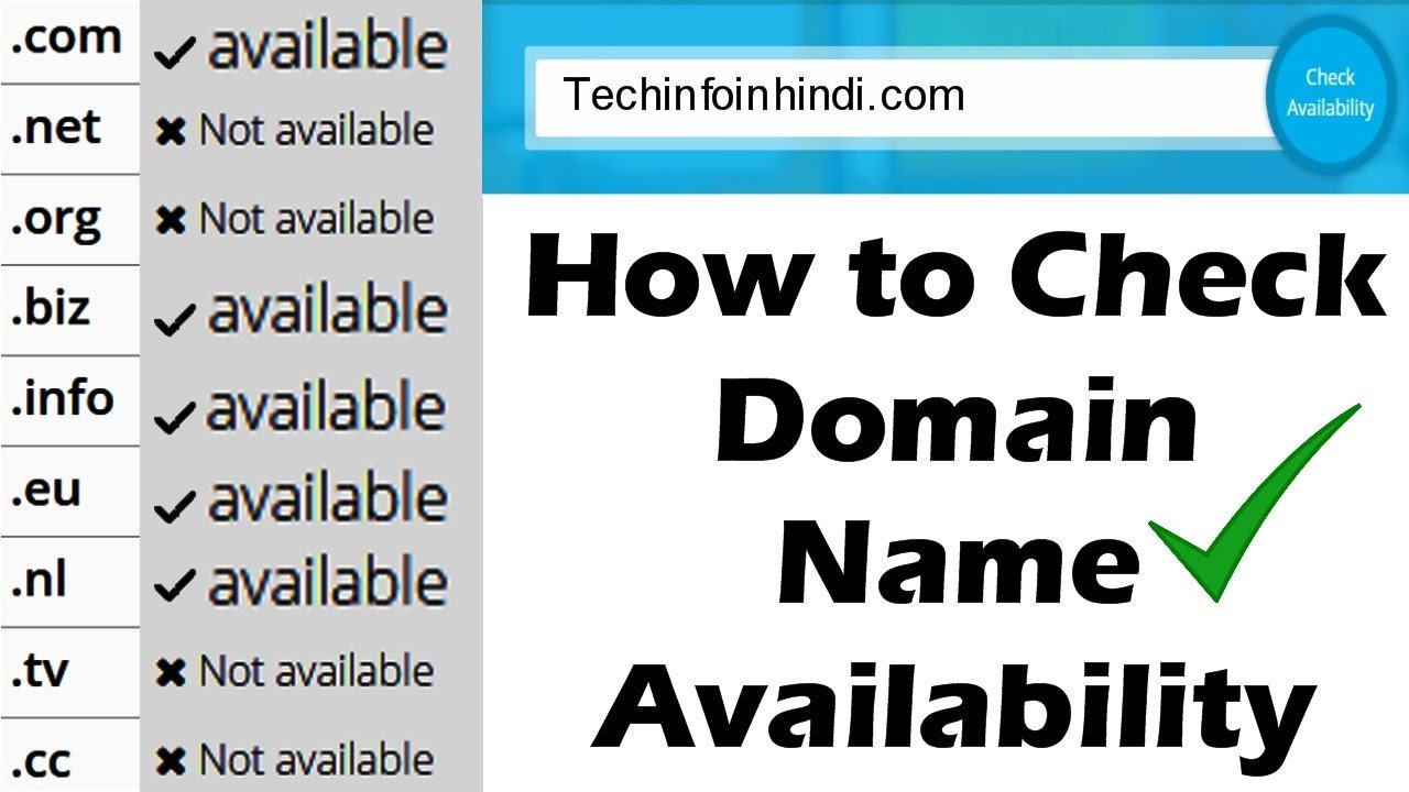 How to Check Domain Name Availability