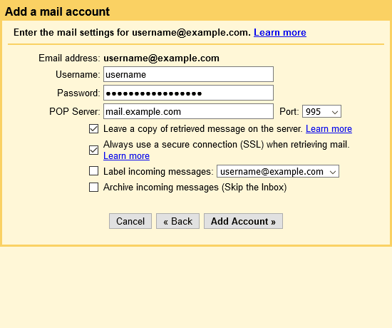 How to configure Gmail with my domain?
