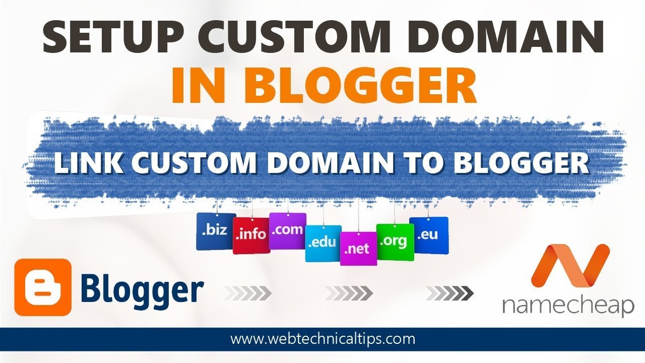 How to connect a custom domain name to blogger