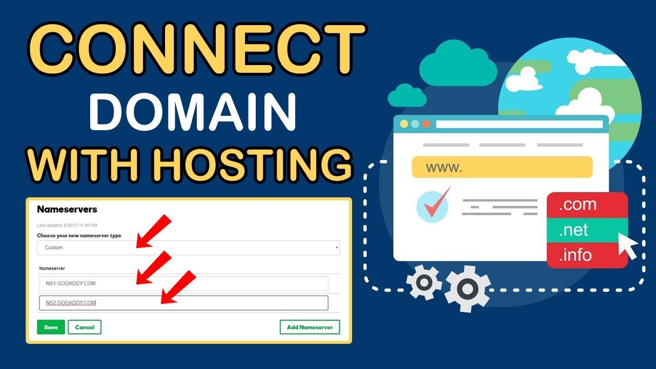 How to Connect Domain Name With Web Hosting Using Nameserver