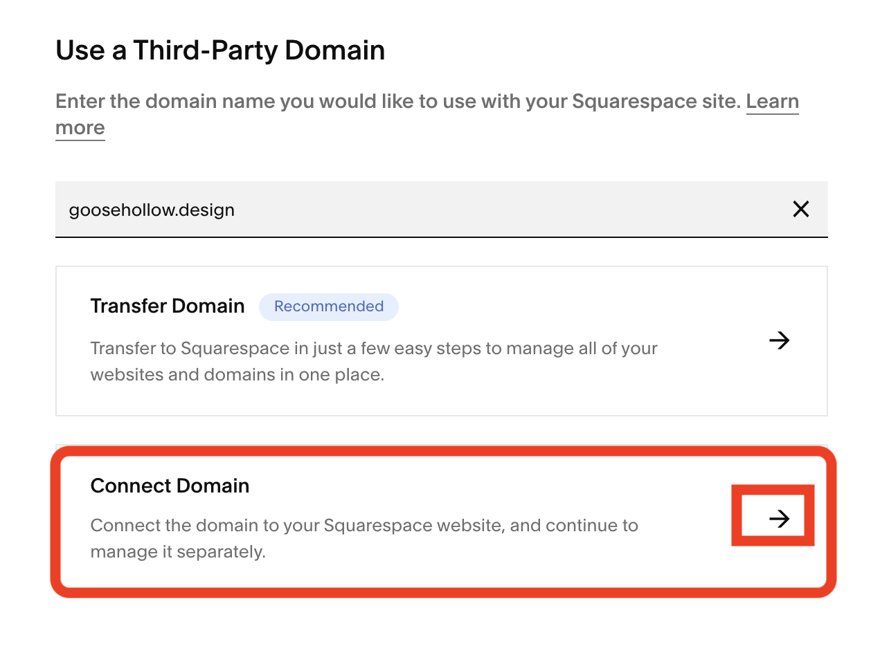 How to connect your domain to Squarespace