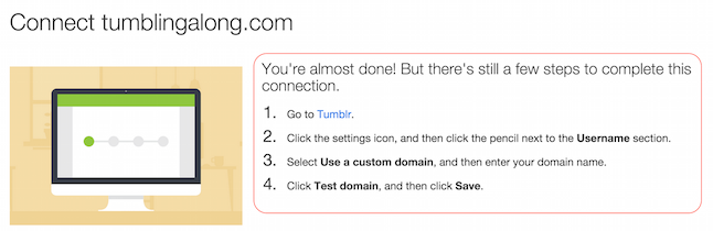 How to connect your Tumblr blog to a GoDaddy domain