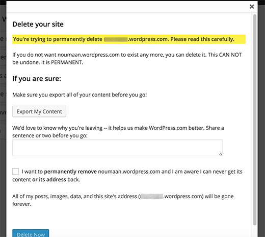How to Delete A WordPress Account Permanently in 2022