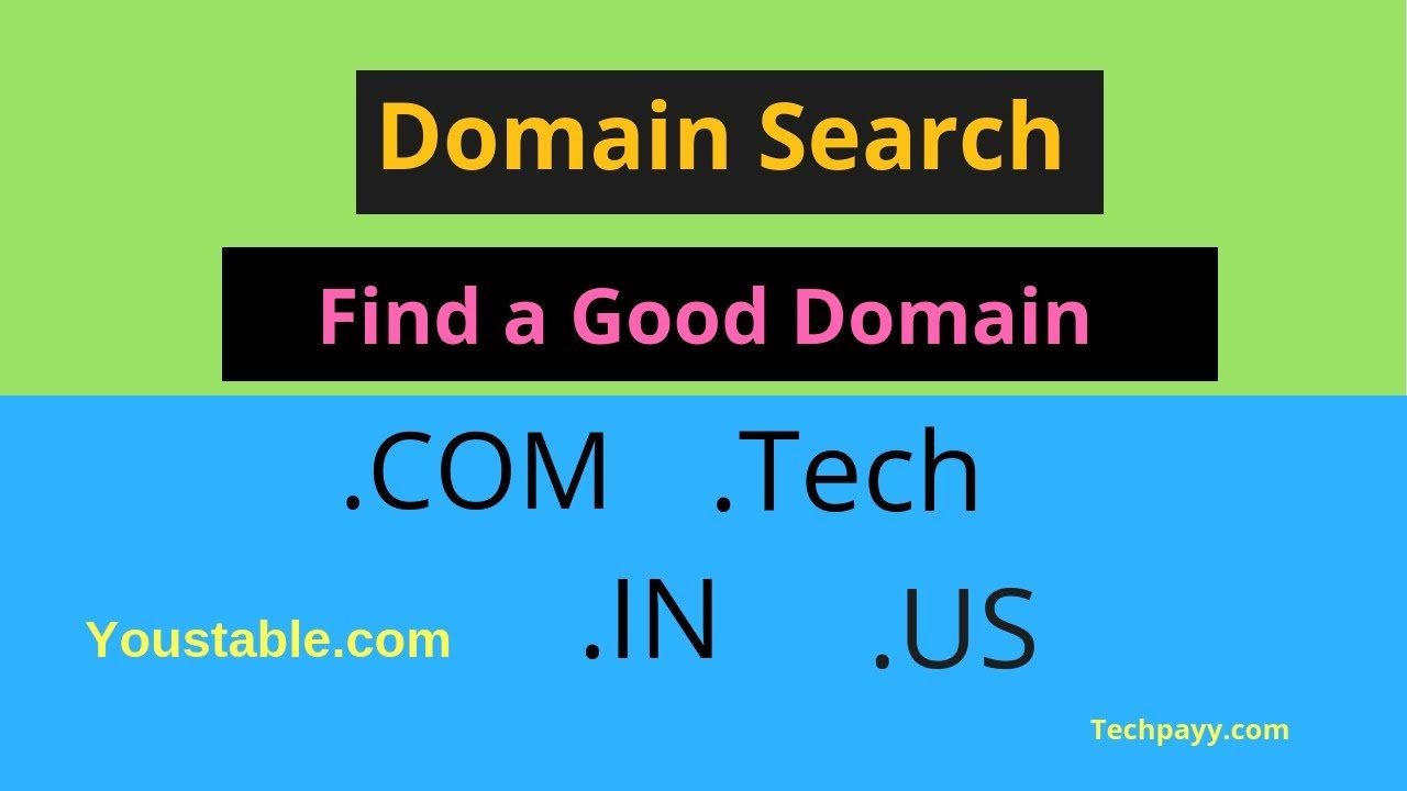 How to find a good domain name for your website