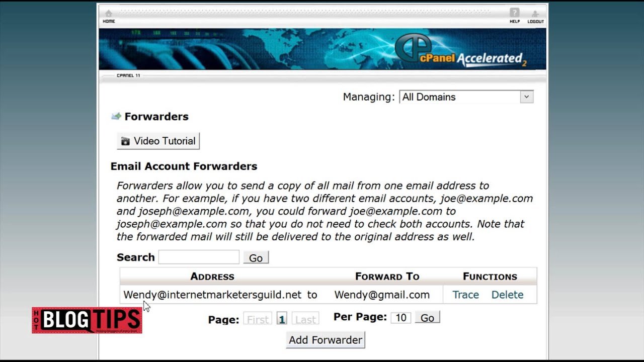 How To Forward Domain Email with CPanel