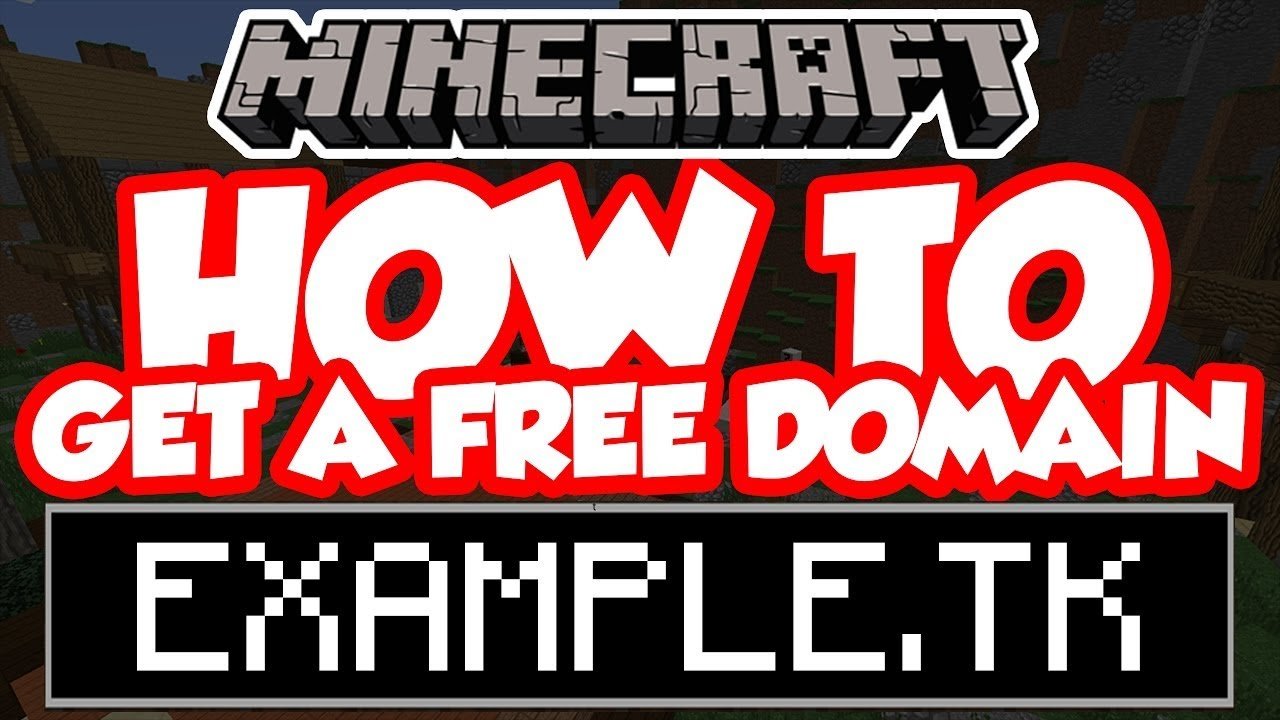 How to get a FREE Custom Domain for Your Minecraft Server!