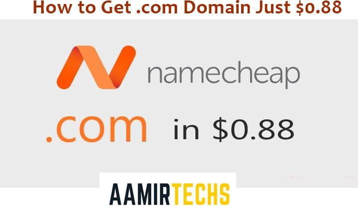 How to Get .com Domain Just $0.88