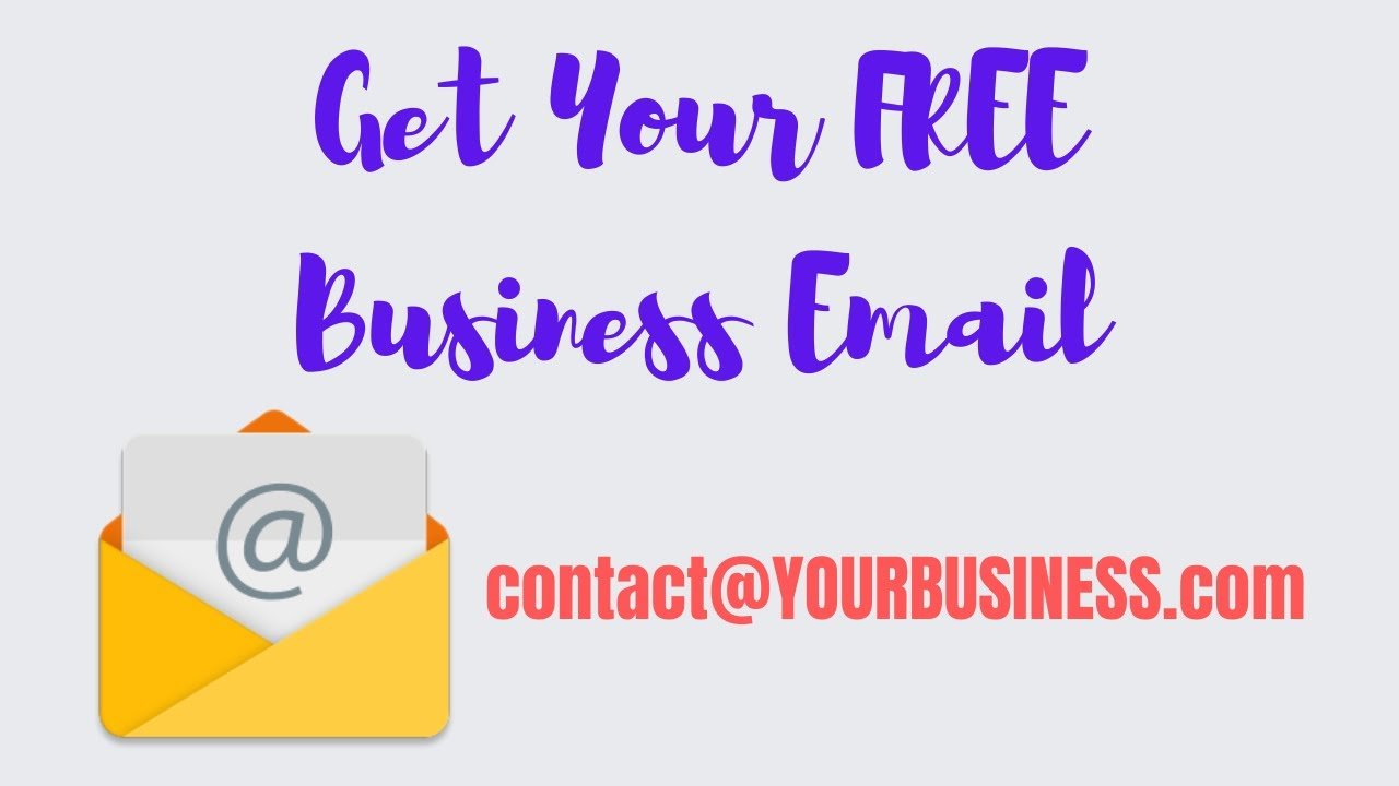How to Get Free Business Email Address with Custom Email Domain