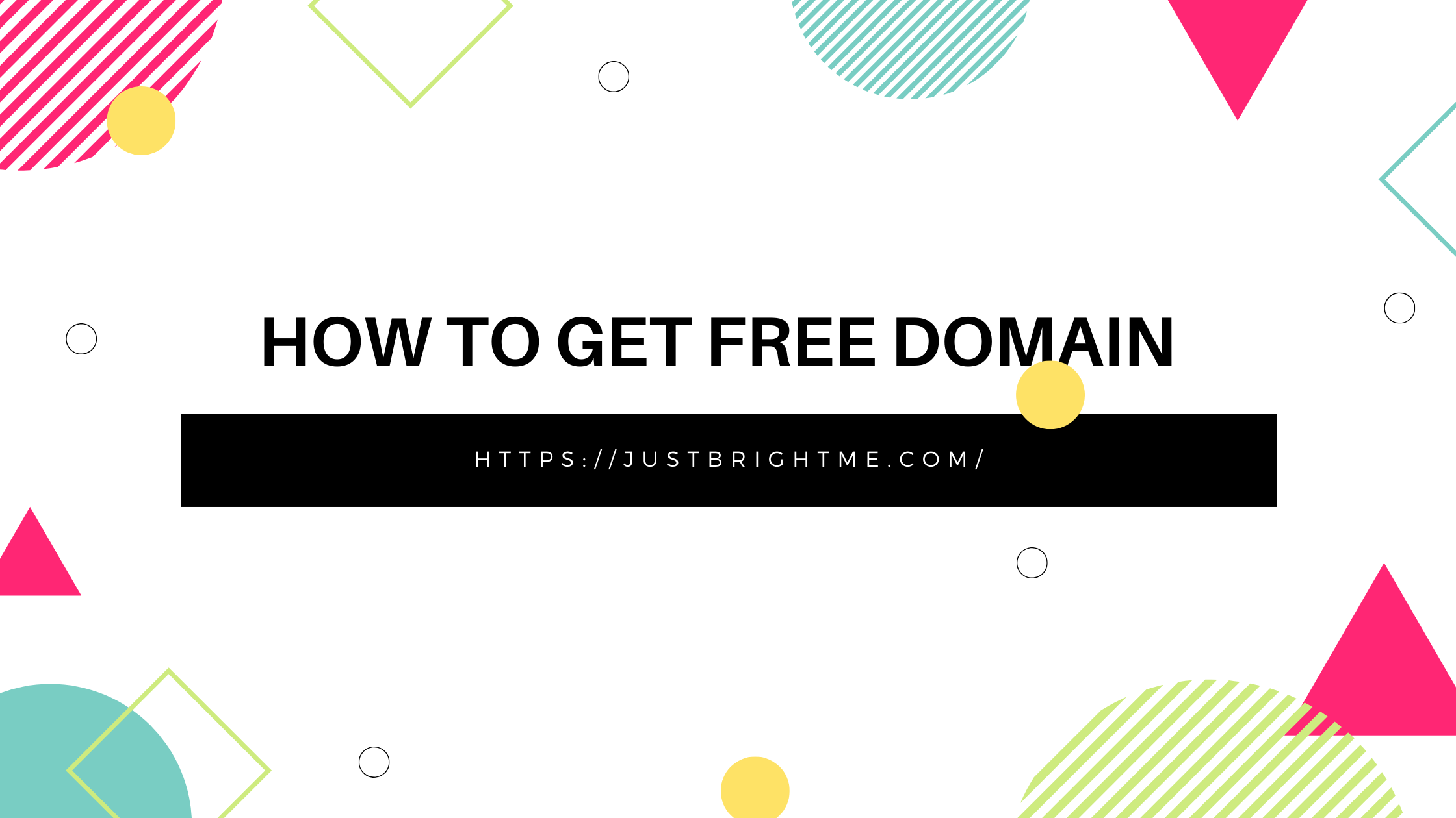 How To Get Free Domain For Your Website in 2020