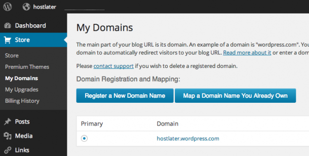 How To Get WordPress.com Custom Domain Name