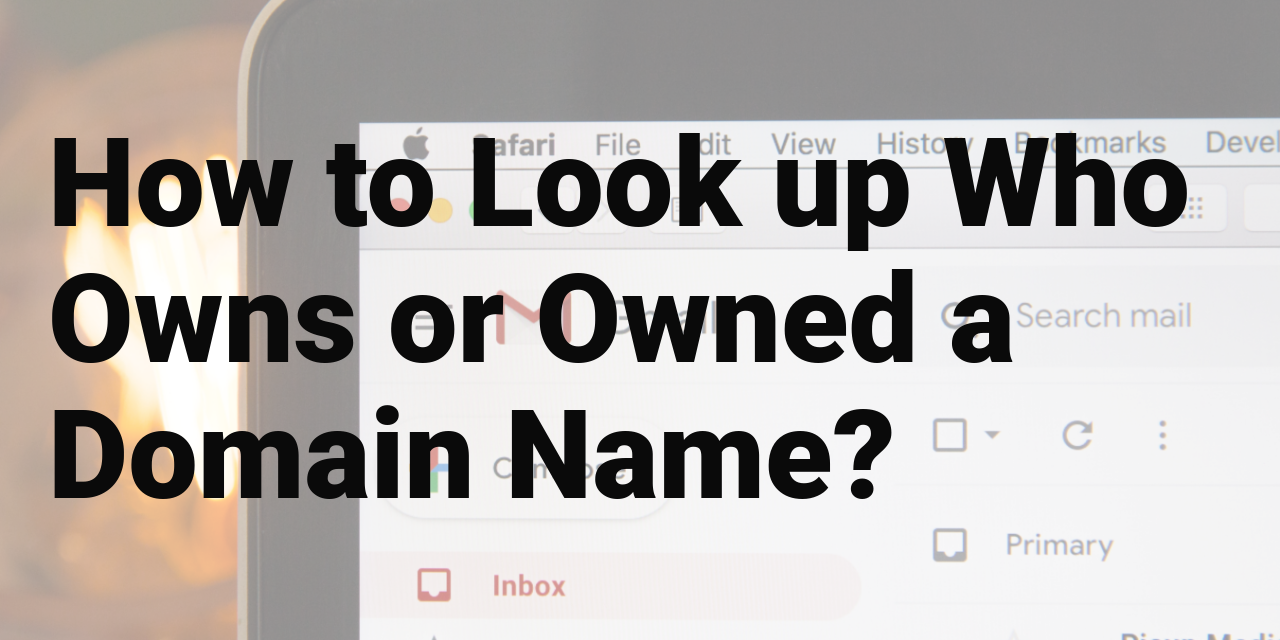 How to Look up Who Owns or Owned a Domain Name?