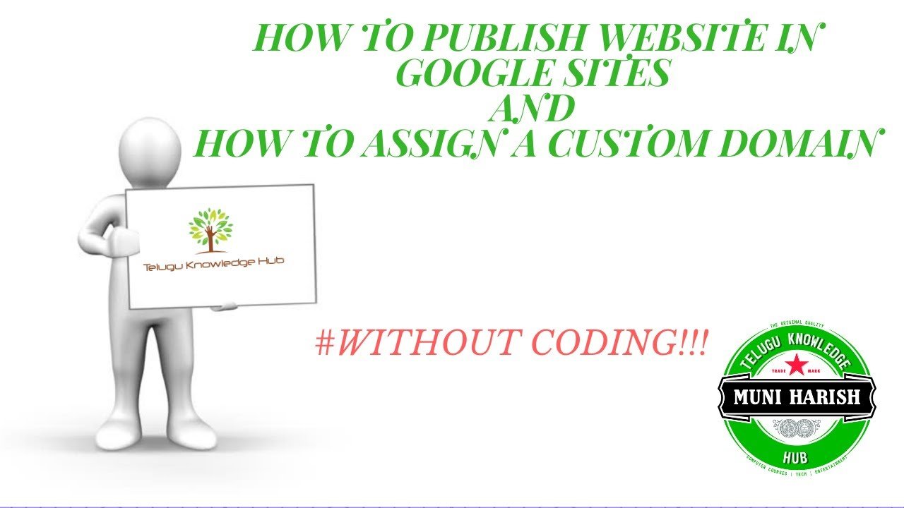 How to Publish the Website created in Googlesite and How to Assign the ...