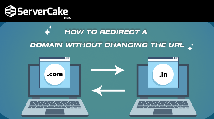 How to redirect a domain without changing the URL?