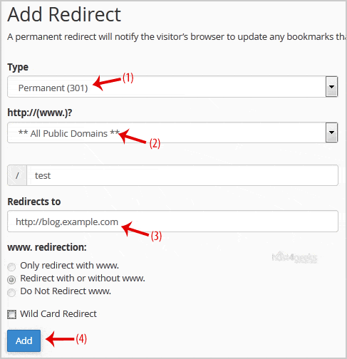 How to Redirect your website to any page or external domain?