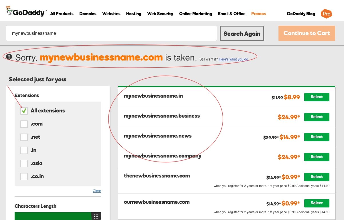 How to Register a Domain Name on GoDaddy?