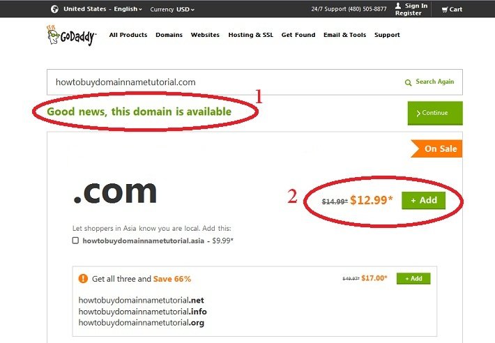 How to Register Your Own Domain Name by Godaddy